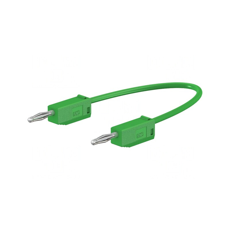Cablu de măsurare verde 0,15m 60VDC 30VAC 10A | Electronic-mag.ro | Componente Electronice