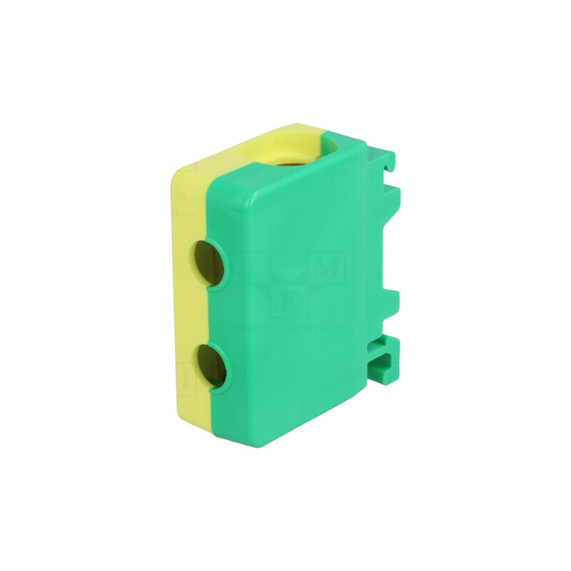 Conector Șine 50mm2 1 Pista 2 Borne Galben-Verde | Electronic-mag.ro | Componente Electronice Conector Șine 50mm2 1 Pista 2 Borne Galben-Verde | Electronic-mag.ro | Componente Electronice
