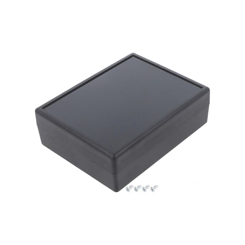 Carcasă universală ABS neagră 86x109x36 mm | Electronic-mag.ro | Componente Electronice