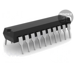 Circuit Periferic 8bit cu Registru de Deplasare THT DIP20 | Electronic-mag.ro | Componente Electronice