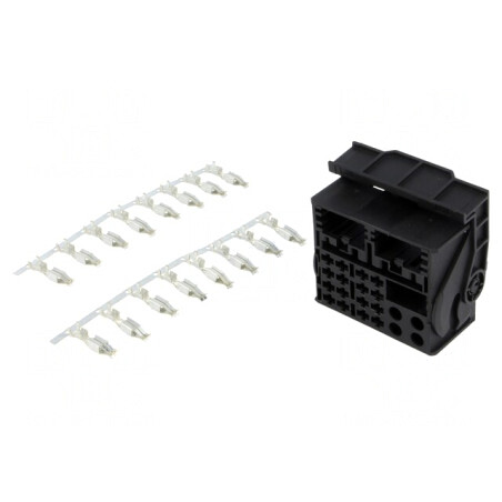 Kit mufă Quadlock 16 PIN VW 2011 Negru | Electronic-mag.ro | Componente Electronice