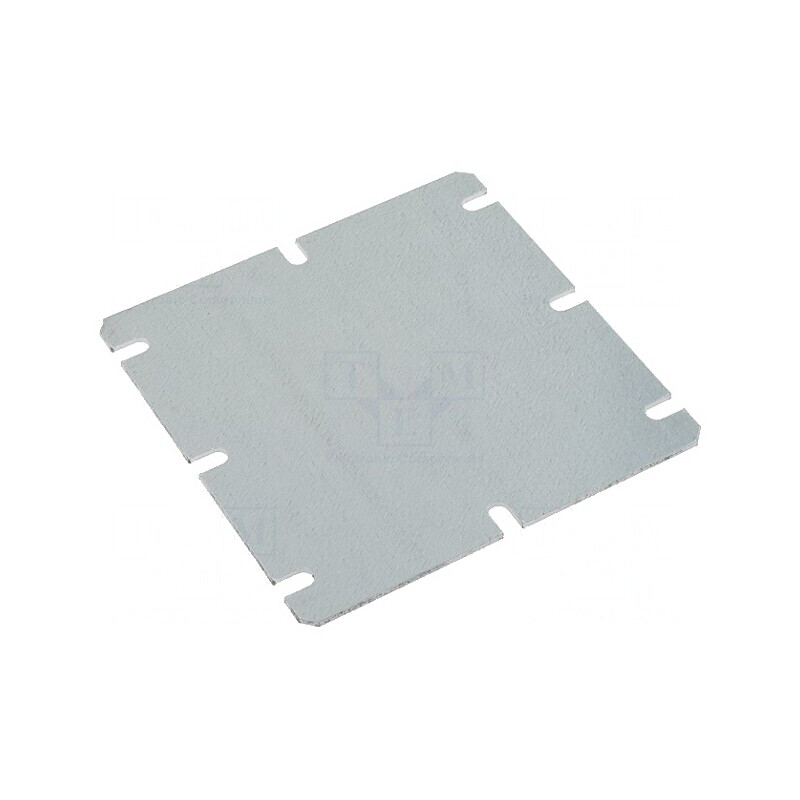 Placă de montare oţel zincat 98x98x1.5mm | Electronic-mag.ro | Componente Electronice