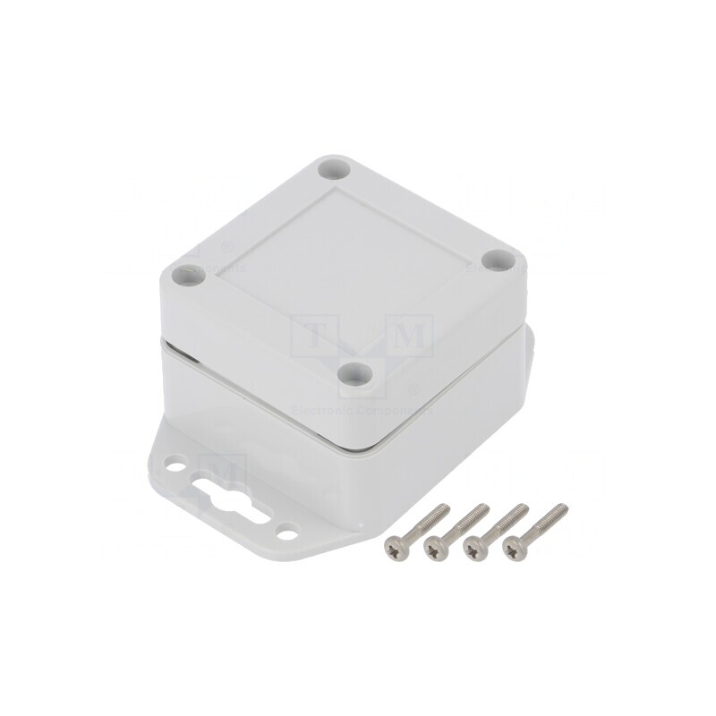 Carcasă Universală ABS Gri 60x60x40mm | Electronic-mag.ro | Componente Electronice