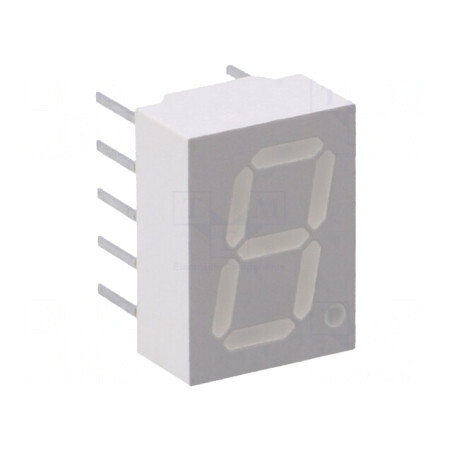 Afișaj LED 7 Segmente 10mm Roșu | Electronic-mag.ro | Componente Electronice