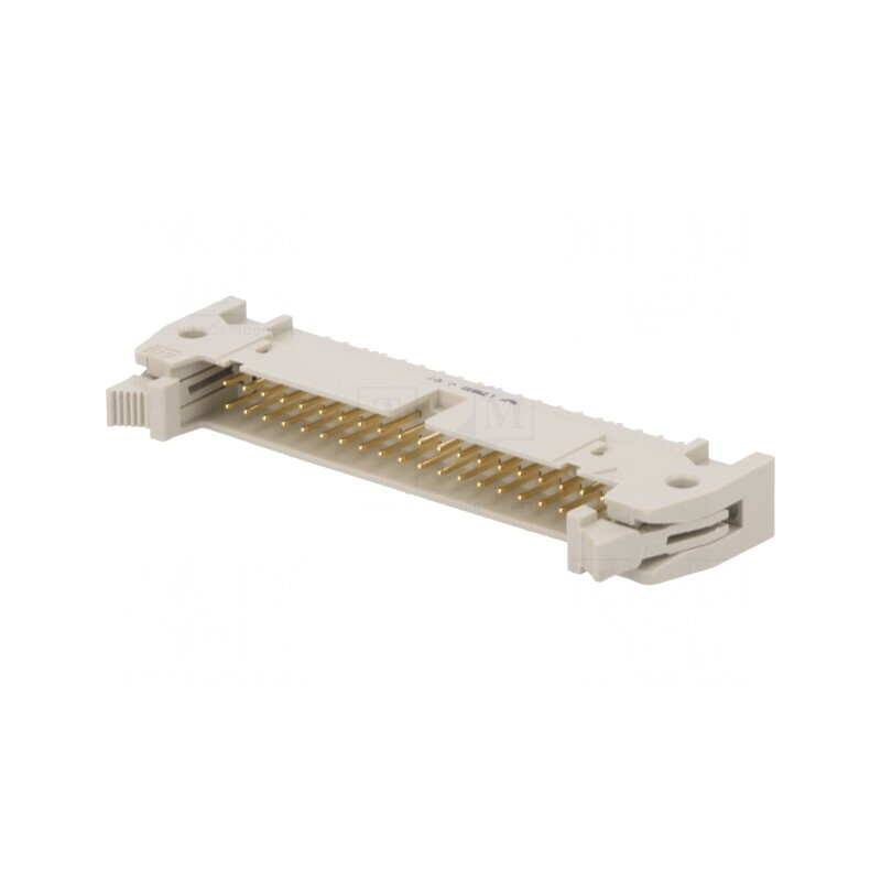 Soclu IDC 40 PIN cu Ejector THT 2,54mm | Electronic-mag.ro | Componente Electronice
