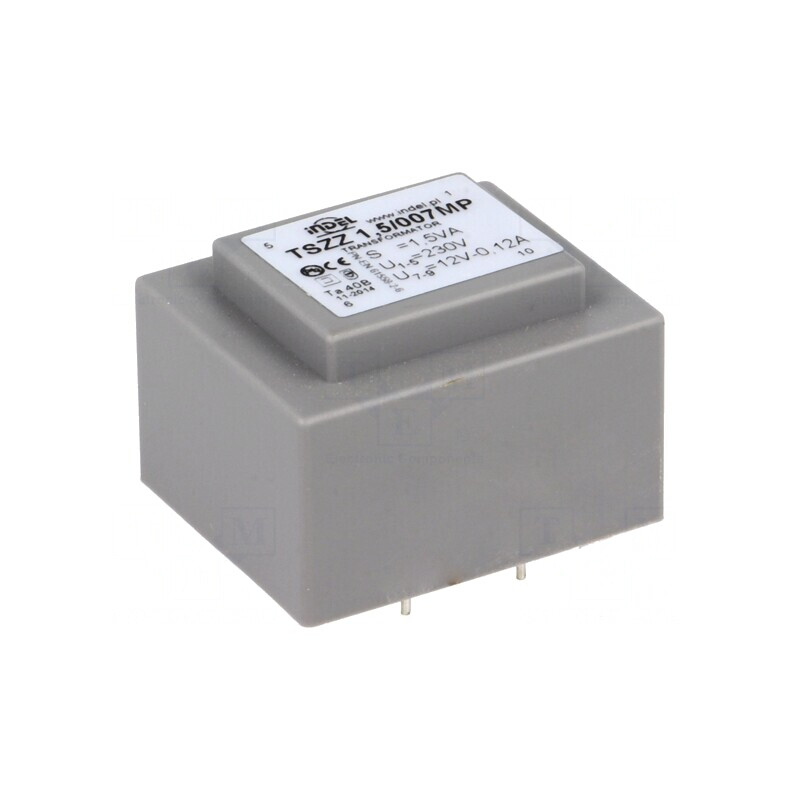 Transformator încapsulat 1,5VA 230V 12V 100mA PCB | Electronic-mag.ro | Componente Electronice