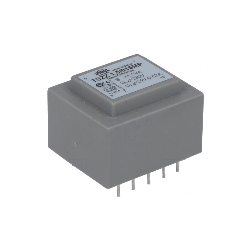 Transformator încapsulat 1,2VA 230V 24V 50mA PCB | Electronic-mag.ro | Componente Electronice