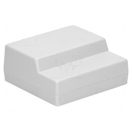 Carcasă Desktop Polistiren Gri 125x120x53 mm | Electronic-mag.ro | Componente Electronice