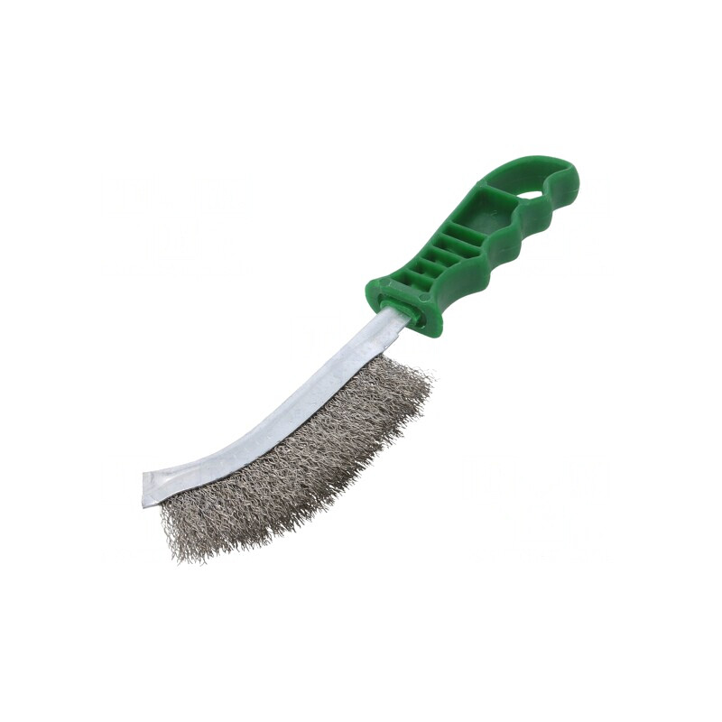 Perie oțel inoxidabil 240mm cu mâner plastic | Electronic-mag.ro | Componente Electronice