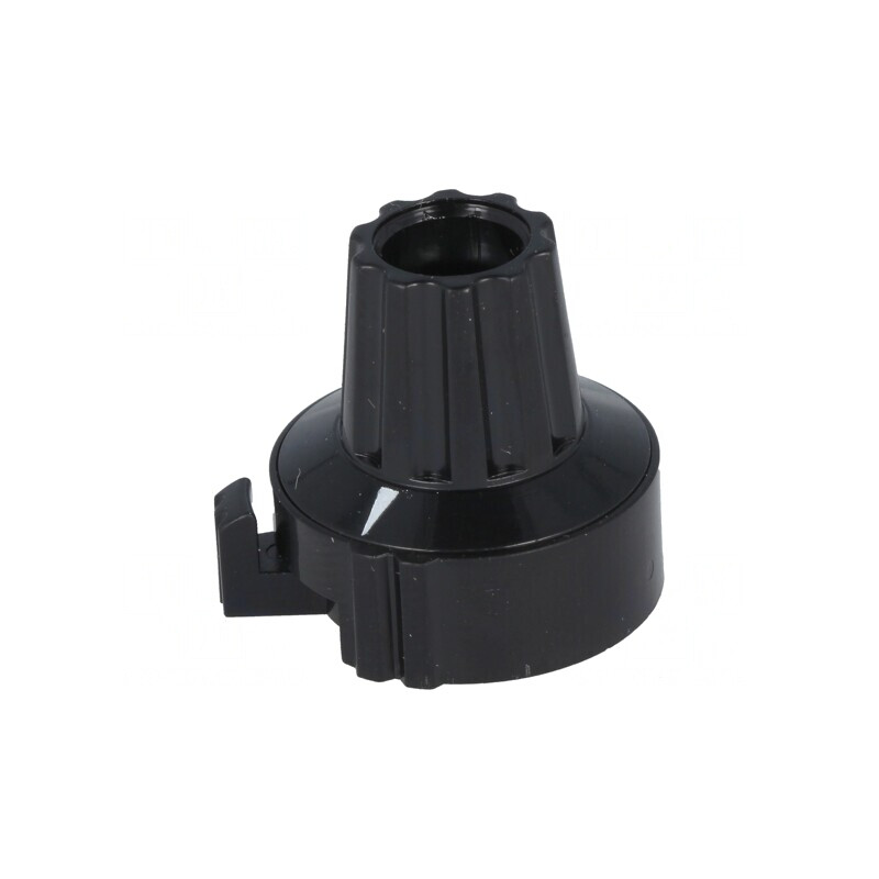 Buton de precizie negru 6mm Ø22,8x23,1mm | Electronic-mag.ro | Componente Electronice
