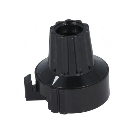 Buton de precizie negru 6mm Ø22,8x23,1mm | Electronic-mag.ro | Componente Electronice