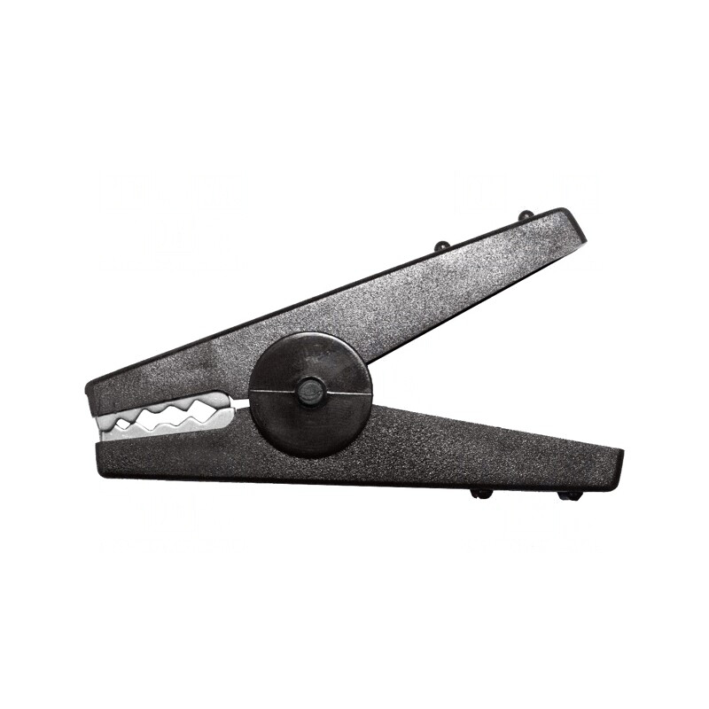 Bornă crocodil neagră 30A 16mm | Electronic-mag.ro | Componente Electronice