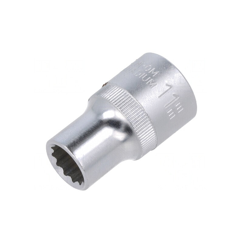 Tubulară 12-puncte 1/2 oţel crom-vanadium 11mm | Electronic-mag.ro | Componente Electronice
