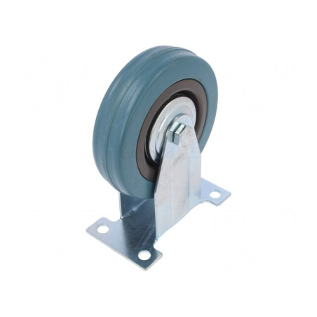 Roată de transport 100mm 65kg rigidă | Electronic-mag.ro | Componente Electronice