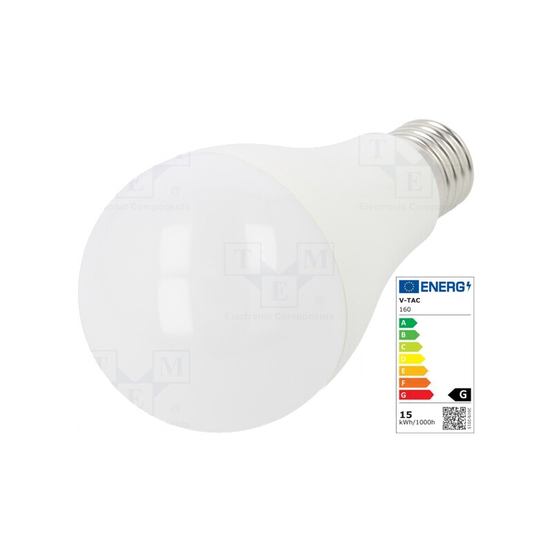 Lampă LED E27 15W 4000K Alb Neutru | Electronic-mag.ro | Componente Electronice