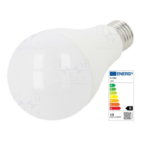 Lampă LED E27 15W 4000K Alb Neutru | Electronic-mag.ro | Componente Electronice
