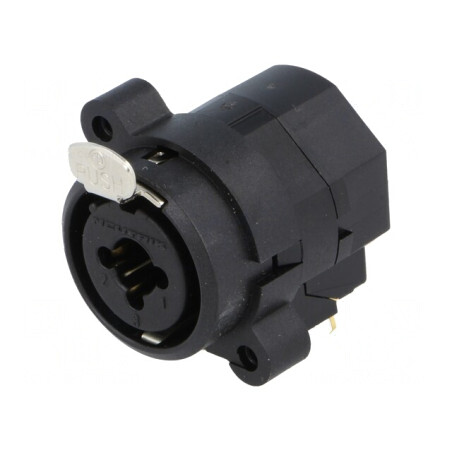 Soclu Jack 6,3mm XLR Mamă Unghi 90° THT 3A Combo | Electronic-mag.ro | Componente Electronice