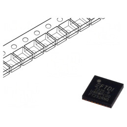 Interfață USB-UART Full Speed 3,3-5,25VDC QFN32 | Electronic-mag.ro | Componente Electronice