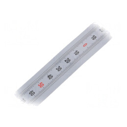 Mini-riglă autoadezivă verticală 11mm plastic | Electronic-mag.ro | Componente Electronice