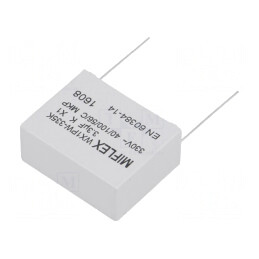 Condensator cu Polipropilenă 3,3uF THT ±10% | Electronic-mag.ro | Componente Electronice