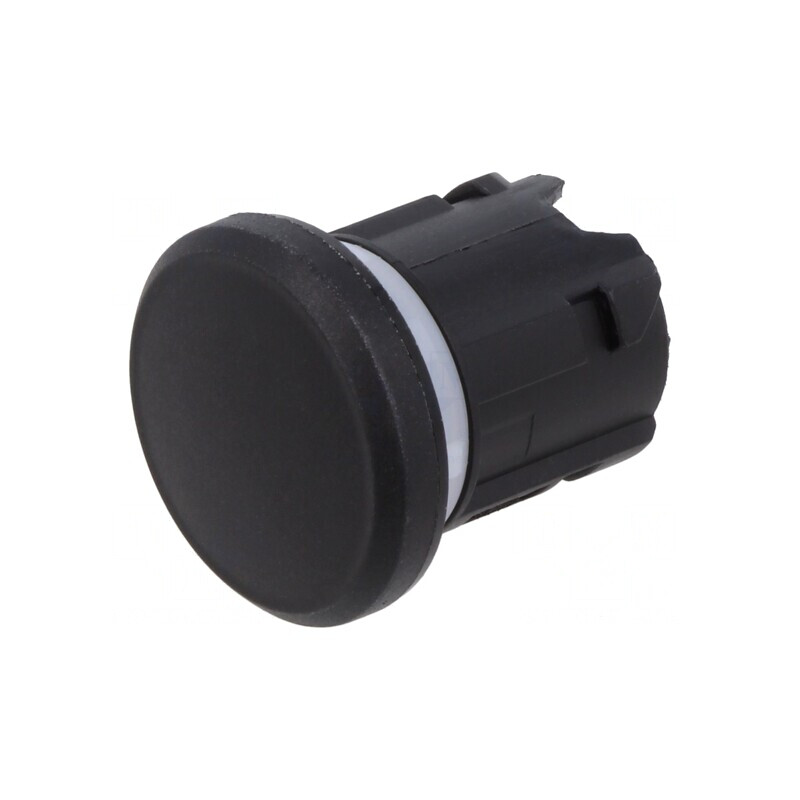Obturator 22mm Negru | Electronic-mag.ro | Componente Electronice