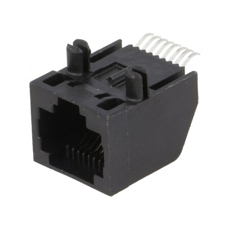 Soclu RJ45 8p8c pentru PCB SMT | Electronic-mag.ro | Componente Electronice