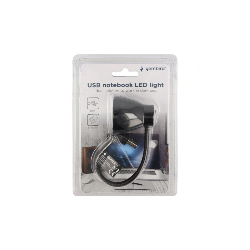 Lampă USB A Neagră | Electronic-mag.ro | Componente Electronice