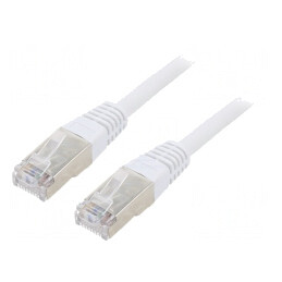 Patch Cord F/UTP Cat6 3m Gri 26AWG Conectori Auriti | Electronic-mag.ro | Componente Electronice