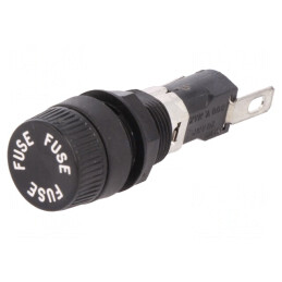Clemă Siguranțe Cilindrice 16A 250V 6.3x32mm Pe Panou | Electronic-mag.ro | Componente Electronice