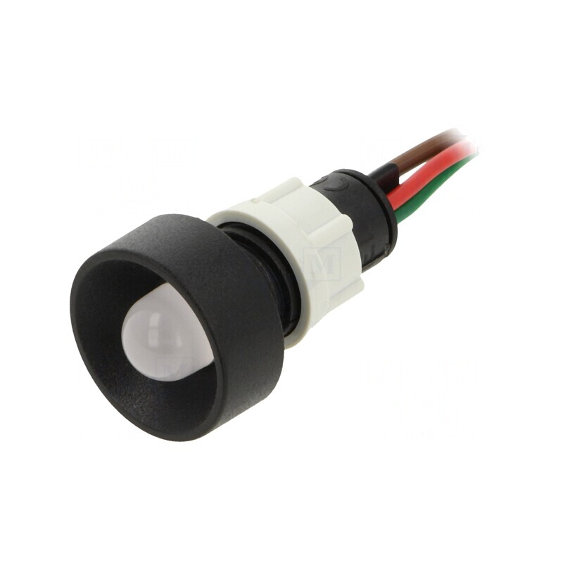 Lampă de Control LED Roșie/Verde 24V 13mm | Electronic-mag.ro | Componente Electronice