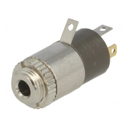 Conector Jack 2,5mm Mamă Stereo 4 Piste Drept Lipire | Electronic-mag.ro | Componente Electronice