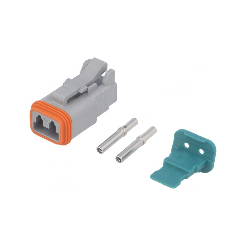 Conector AT Mamă 2 PIN Crimpat | Electronic-mag.ro | Componente Electronice