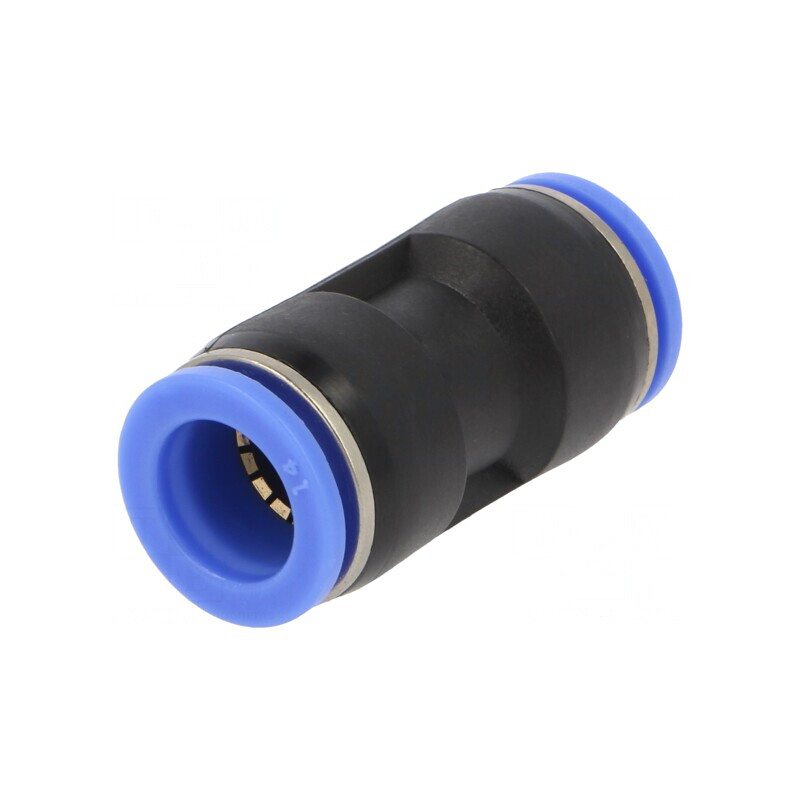 Racord Push-In Simplu de Trecere PBT BLUELINE | Electronic-mag.ro | Componente Electronice