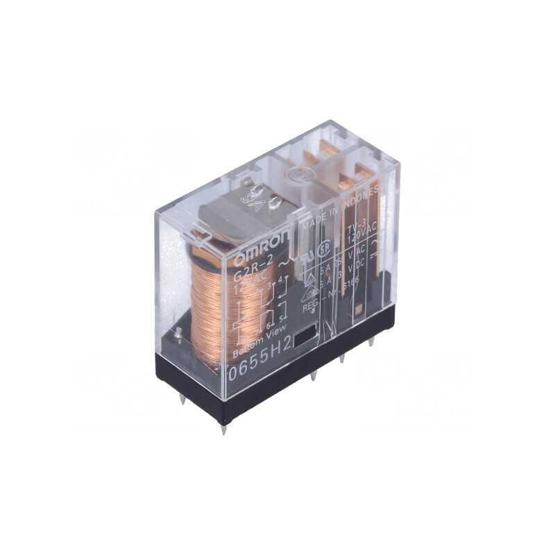 Releu Electromagnetic DPDT 12VAC 5A | Electronic-mag.ro | Componente Electronice