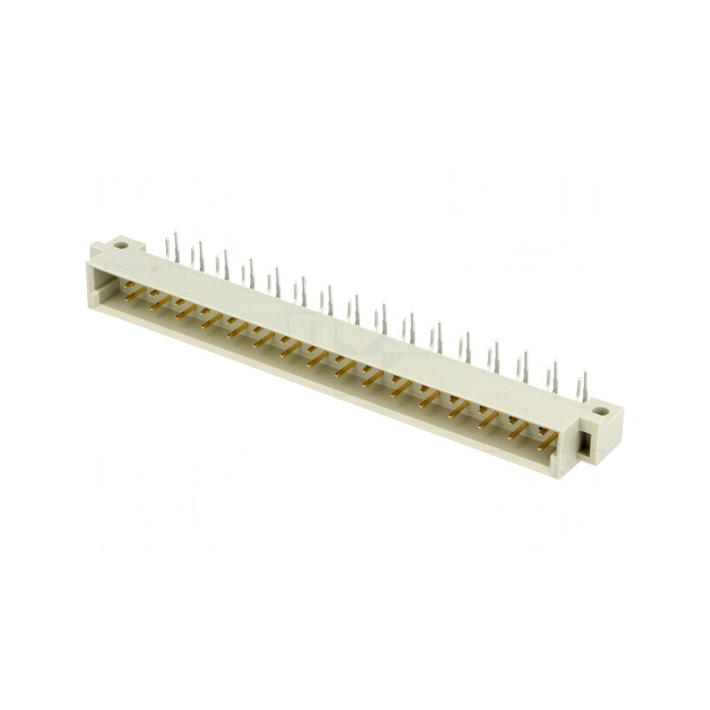 Soclu DIN 41612 Tip B Tată 32 PIN THT 90° 2A | Electronic-mag.ro | Componente Electronice
