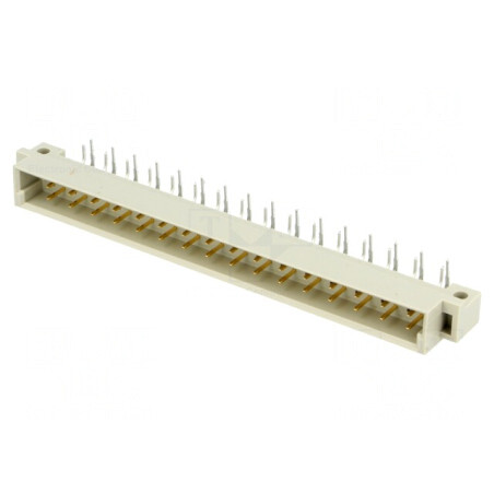 Soclu DIN 41612 Tip B Tată 32 PIN THT 90° 2A | Electronic-mag.ro | Componente Electronice