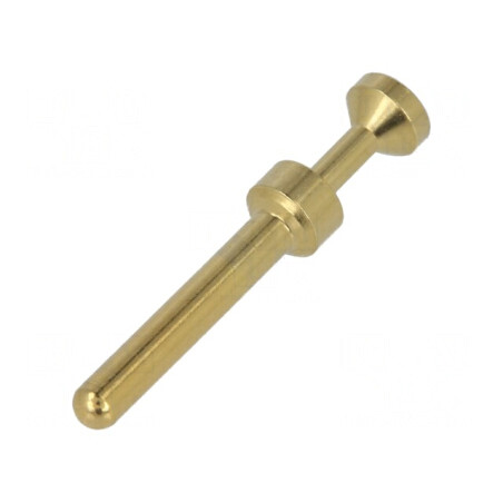 Pin tată cupru aurit 0,14-0,37mm2 crimpat 16A | Electronic-mag.ro | Componente Electronice