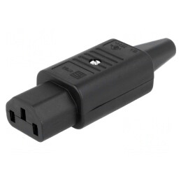 Conector Alimentare AC Mufă Mamă IEC 60320 10A 250V | Electronic-mag.ro | Componente Electronice
