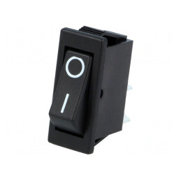 Întrerupător Rocker ON-OFF 16A/250V Negru | Electronic-mag.ro | Componente Electronice