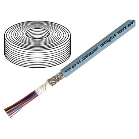 Cablu transmitere date gri UNITRONIC FD CP plus | Electronic-mag.ro | Componente Electronice