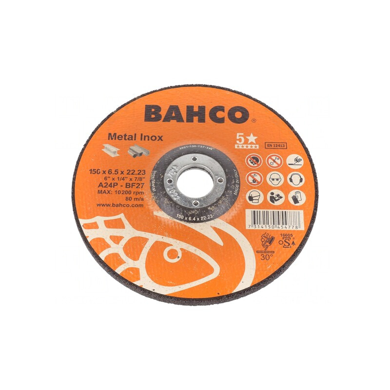 Disc de șlefuire 150mm 22,23mm 6,4mm | Electronic-mag.ro | Componente Electronice Disc de șlefuire 150mm 22,23mm 6,4mm | Electronic-mag.ro | Componente Electronice