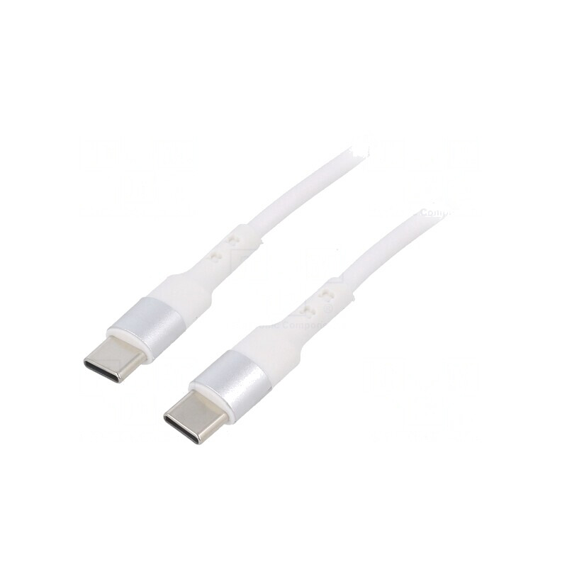 Cablu USB C 0,5m Alb | Electronic-mag.ro | Componente Electronice Cablu USB C 0,5m Alb | Electronic-mag.ro | Componente Electronice
