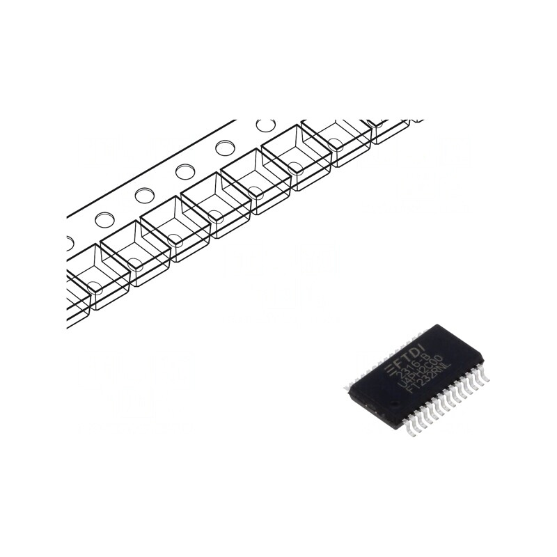 Interfață USB-UART Full Speed 3.3-5.25VDC SSOP28 | Electronic-mag.ro | Componente Electronice Interfață USB-UART Full Speed 3.3-5.25VDC SSOP28 | Electronic-mag.ro | Componente Electronice
