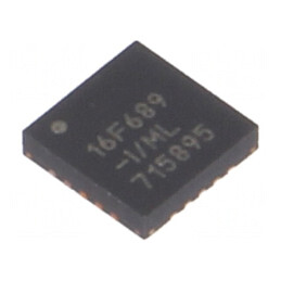 Microcontroler PIC 7kB 20MHz 2-5.5V SMD QFN20 | Electronic-mag.ro | Componente Electronice