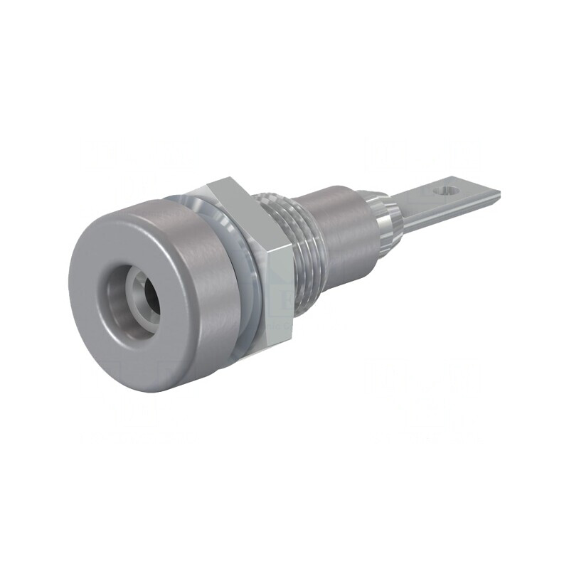 Soclu Banană Gri 2mm 10A 23mm pe Panou cu Izolație | Electronic-mag.ro | Componente Electronice Soclu Banană Gri 2mm 10A 23mm pe Panou cu Izolație | Electronic-mag.ro | Componente Electronice