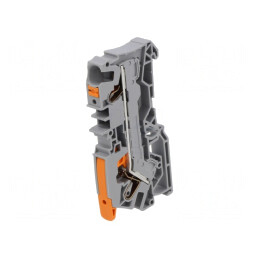 Conector Șine 0,5-6mm² 1 Piste 2 Borne Gri Push-In | Electronic-mag.ro | Componente Electronice