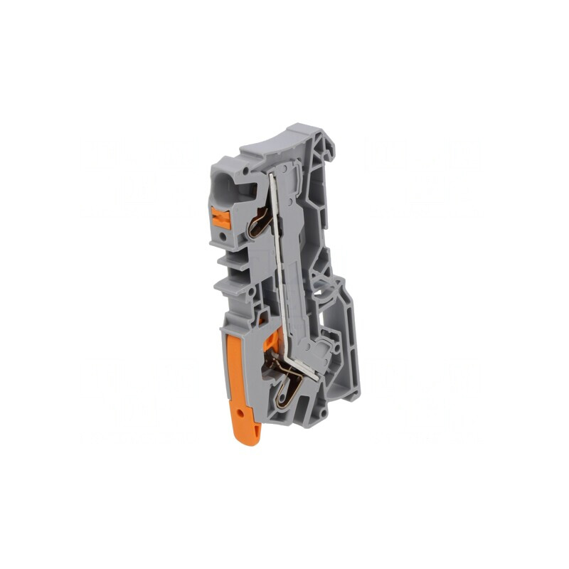 Conector Șine 0,5-6mm² 1 Piste 2 Borne Gri Push-In | Electronic-mag.ro | Componente Electronice