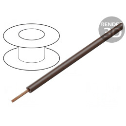 Cablu Silivolt® Cu Silicon Maro 1x0,75mm2 1,5kV | Electronic-mag.ro | Componente Electronice
