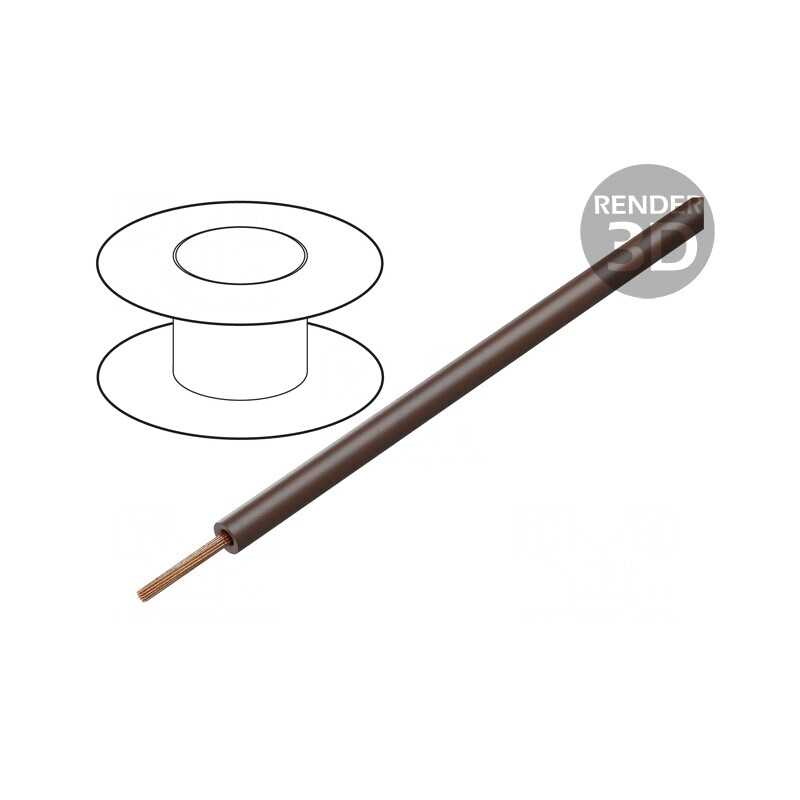 Cablu Silivolt® Cu Silicon Maro 1x0,75mm2 1,5kV | Electronic-mag.ro | Componente Electronice