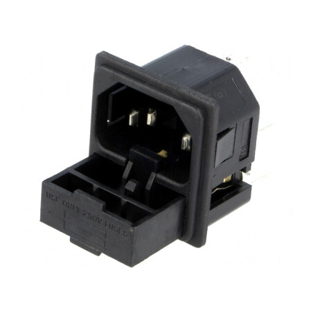 Conector Alimentare AC 10A 250V IEC 60320 | Electronic-mag.ro | Componente Electronice